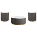 Jason - Round Marble Coffee Table Set - Simple Home Plus