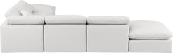 Indulge - Faux Leather 6 Piece Modular Armless Sectional - Simple Home Plus
