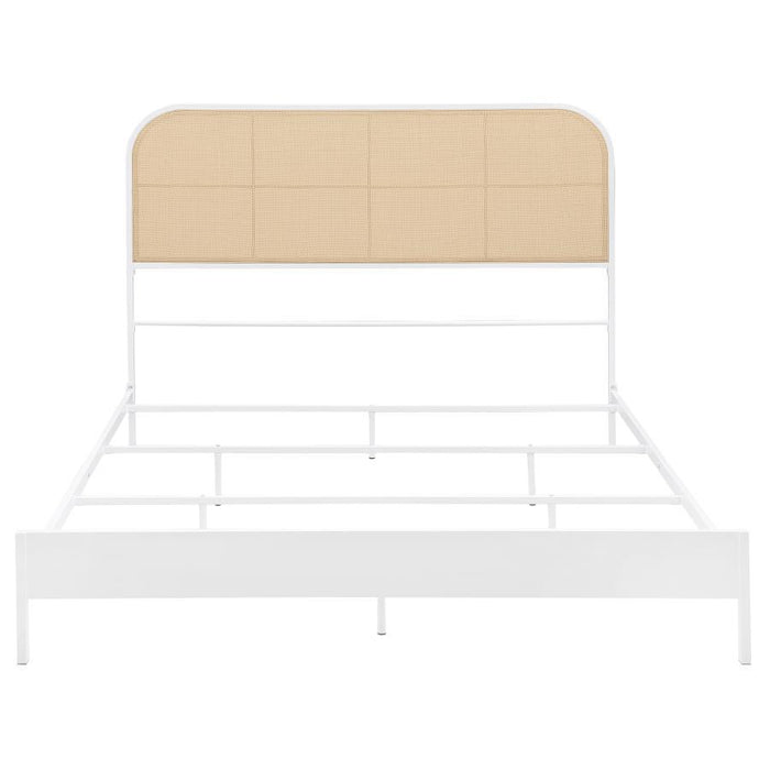 Amherst - Radio Weave Rattan Metal Bed - Simple Home Plus