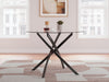 Pharwynn - 5 Pc. - Dining Room Table, 4 Side Chair - Black - Simple Home Plus