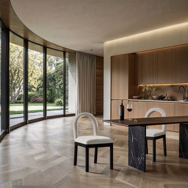 Conrad - Velvet Dining Chair With Black Legs