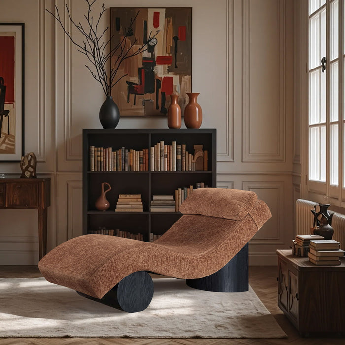 Marcella - Chaise Lounge - Black Base - Simple Home Plus