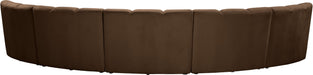 Infinity - 5 Piece Velvet Modular Sectional - Simple Home Plus