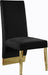 Porsha - Dining Chair with Gold Legs(Set of 2) - Simple Home Plus