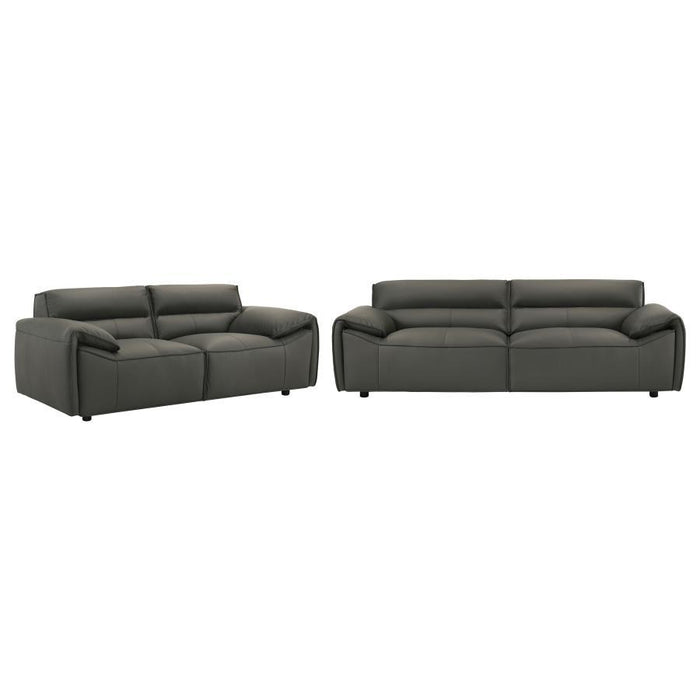 Buxton - Leather Upholstered Sofa Set - Simple Home Plus