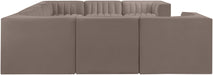 Rummi - Velvet Performance Fabric Upholstered Modular Sectional - Simple Home Plus