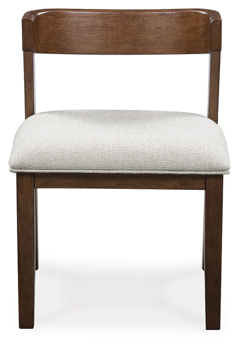 Kristiland - Dining Upholstered Side Chair 31"H (Set of 2) - Warm Brown