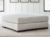 Cavella - Pebble - Oversized Accent Ottoman - Simple Home Plus