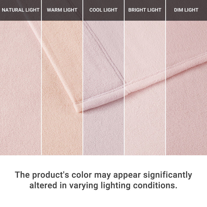 Micro Fleece - Queen Sheet Set - Blush - Simple Home Plus