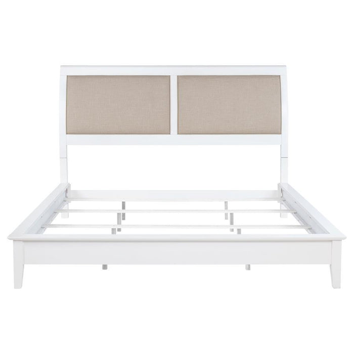 Bexhill - 56" Upholstered Panel Bed - Simple Home Plus