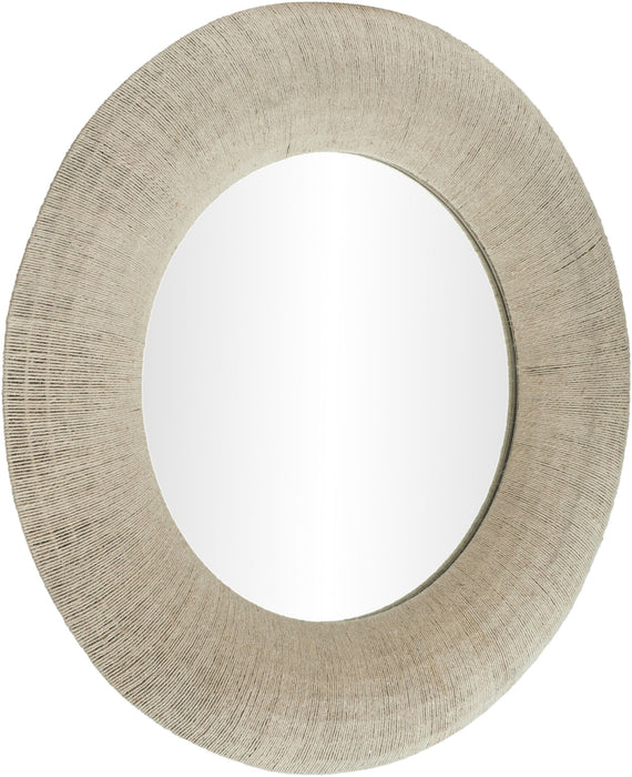 Meadow - Round Jute Rope Framed Mirror - Simple Home Plus