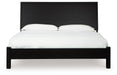 Danziar - Panel Bed With Low Footboard - Simple Home Plus