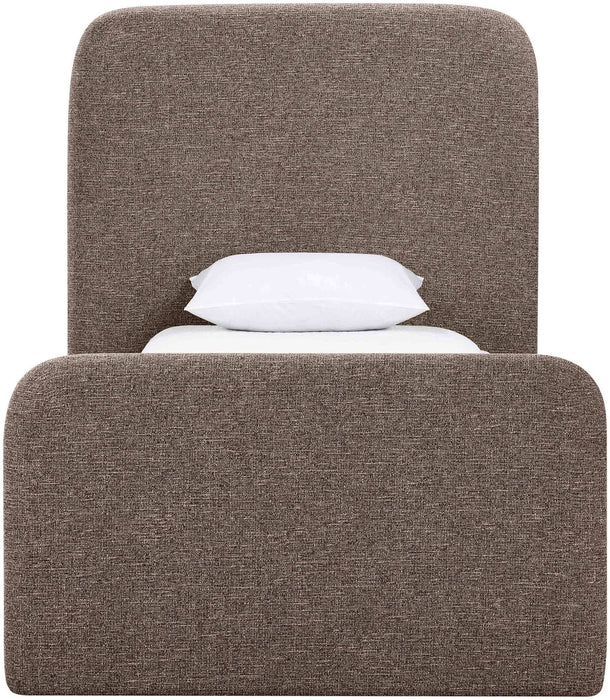 Fira - Linen Textured Fabric Upholstered Bed - Simple Home Plus