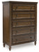Sturlayne - Brown - Five Drawer Chest - Simple Home Plus