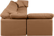 Indulge - Faux Leather 5 Piece Modular Sectional - Simple Home Plus