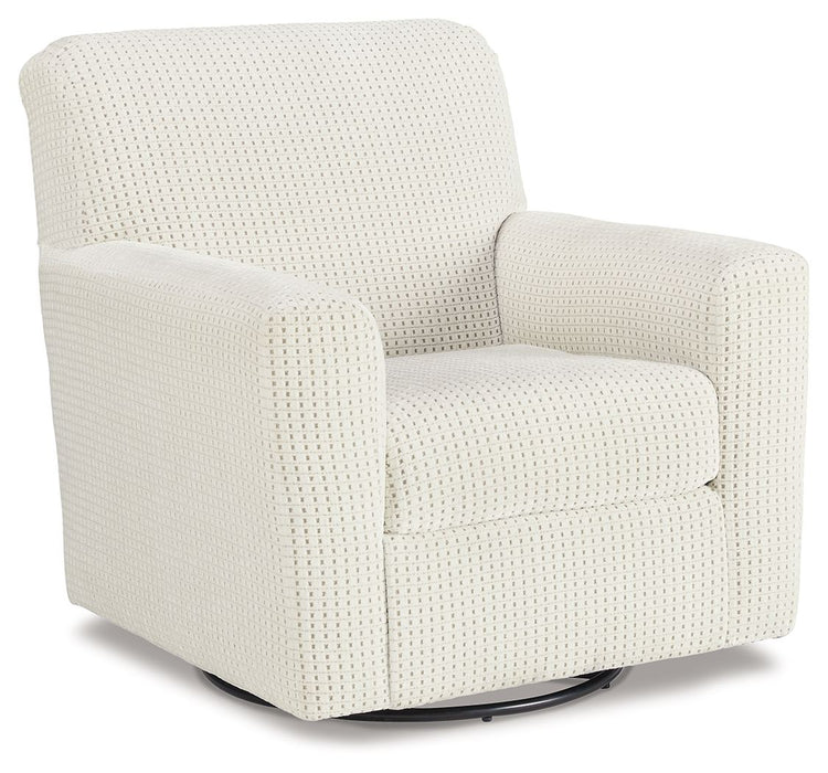 Herstow - Swivel Glider Accent Chair - Simple Home Plus