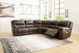 Dunleith - Power Reclining Sectional - Simple Home Plus
