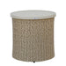 Pavilion - Round Outdoor End Table - Natural - Simple Home Plus