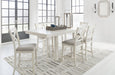Robbinsdale - Rectangular Counter Height Dining Extension Table Set - Simple Home Plus