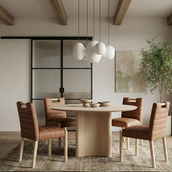 Aimee - Dining Side Chair (Set of 2) - Light Brown Legs - Simple Home Plus