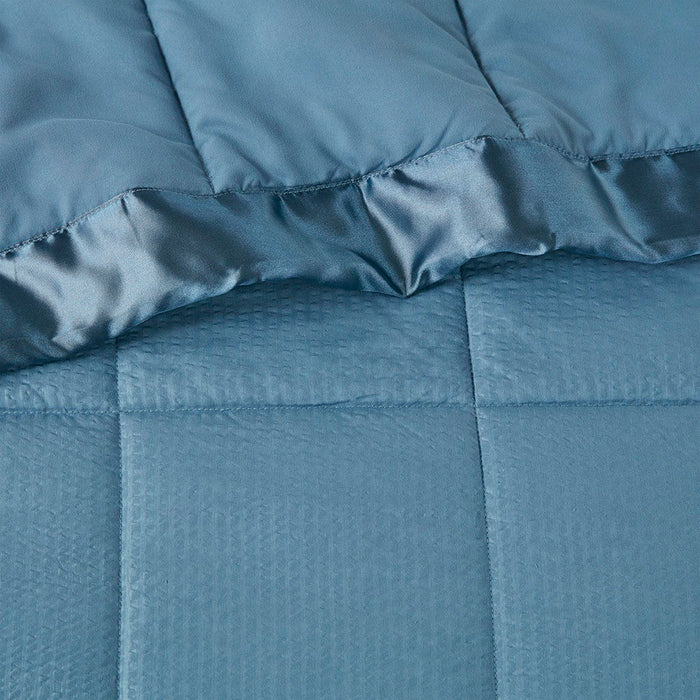 Cambria - King Premium Oversized Hypoallergenic Down Alternative Blanket With 3M Moisture Treatment - Slate Blue - Simple Home Plus