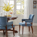 Dawson - Arm Dining Chair - Blue - Simple Home Plus