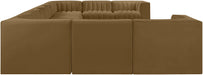 Rummi - Velvet Performance Fabric Upholstered 10 Piece Modular Sectional - Simple Home Plus
