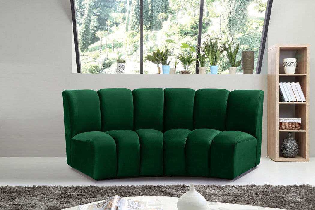 Infinity - 2 Piece Velvet Modular Sectional - Simple Home Plus