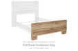 Hyanna - Full Panel Footboard - Tan - Simple Home Plus