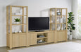 Laurelton - 3 Piece Entertainment Center TV Stand - Light Oak - Simple Home Plus