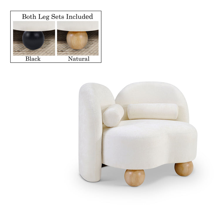 Daphne - Chenille Chair - Simple Home Plus