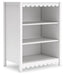 Hallityn - White - Bookcase - Simple Home Plus