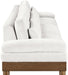 Turin - Chenille Fabric Upholstered Modular Sectional - Cream - Simple Home Plus