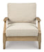 Clare View - Beige - Lounge Chair w/Cushion - Simple Home Plus