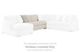 Chessington - Armless Loveseat - Ivory - Simple Home Plus
