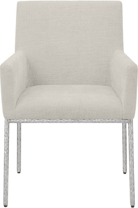 Reeves - Dining Chair With Silver Legs (Set of 2) - Simple Home Plus