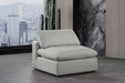 Comfy - Linen Armless Chair - Simple Home Plus
