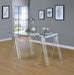 Amaturo - Glass Top Acrylic Writing Desk - Clear - Simple Home Plus