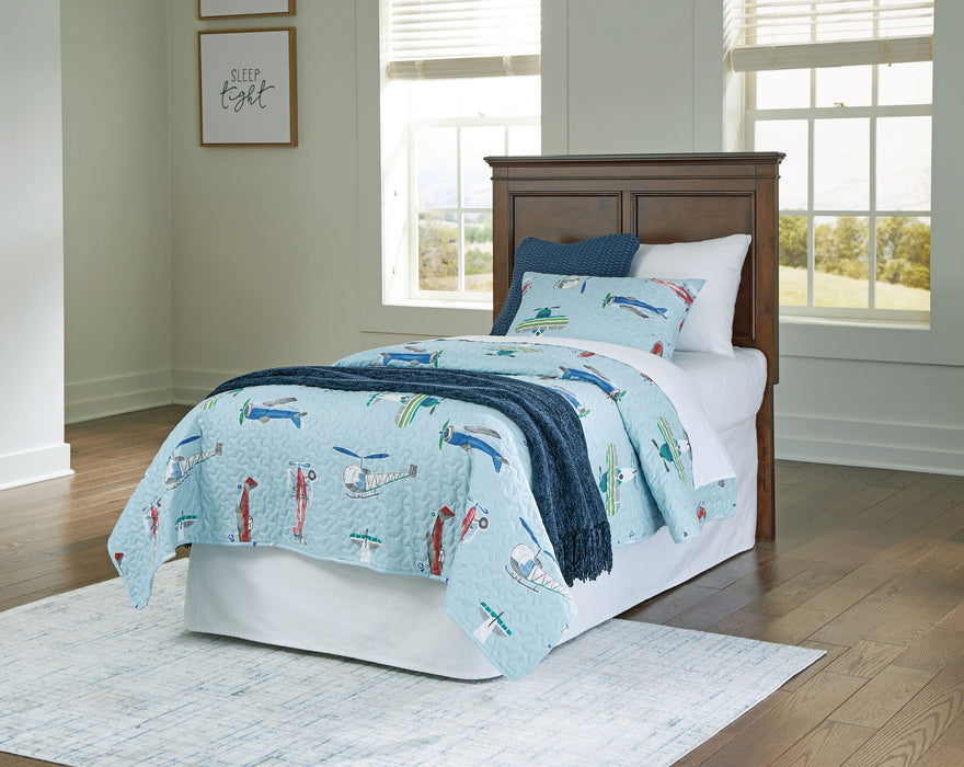Danabrin - Twin Panel Headboard - Brown - Simple Home Plus