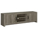 Burke - 2 Door Engineered Wood TV Stand - Gray Driftwood - Simple Home Plus