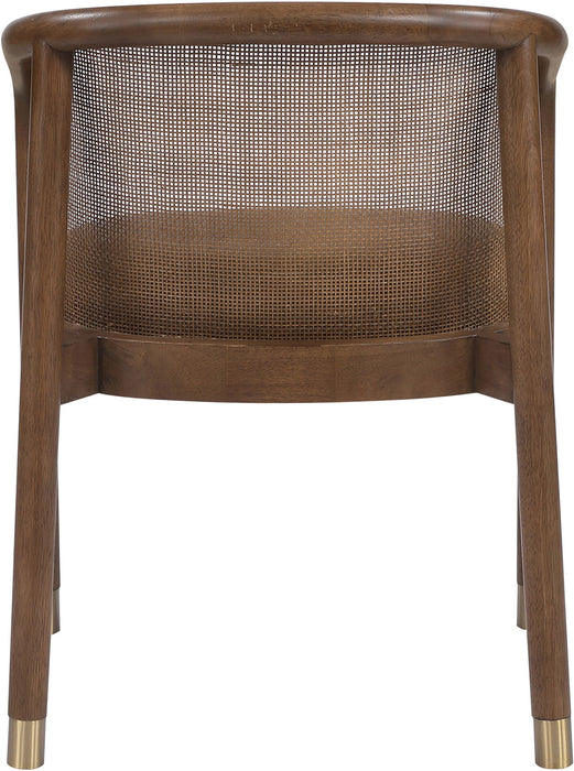 Sylvan - Vegan Leather Dining Chair (Set of 2) - Brown Frame
