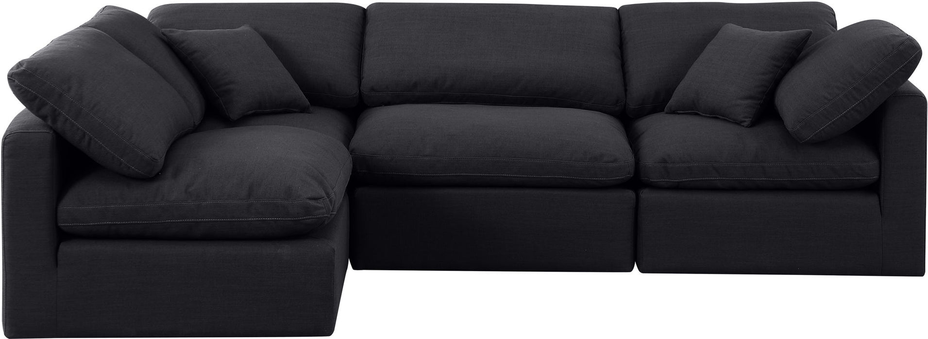 Indulge - Linen 4 Piece Modular Sectional - Simple Home Plus