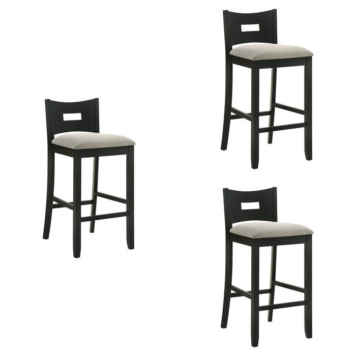 Ren - 30" Bar Height Rubberwood Barstool