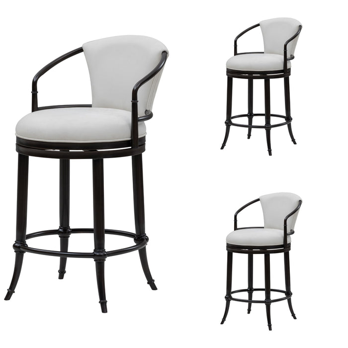 Otis - Upholstered Swivel Counter Height Barstool