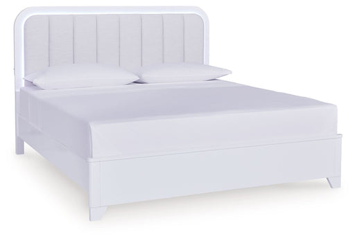 Jarlee - Upholstered Panel Bed - Simple Home Plus