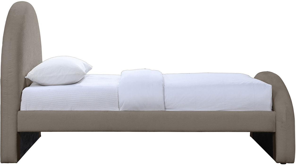 Andaz - Chenille Fabric Upholstered Bed - Simple Home Plus