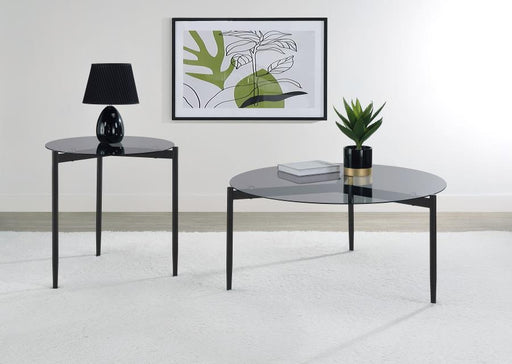 Rosalie - Round Coffee And End Table Set - Simple Home Plus