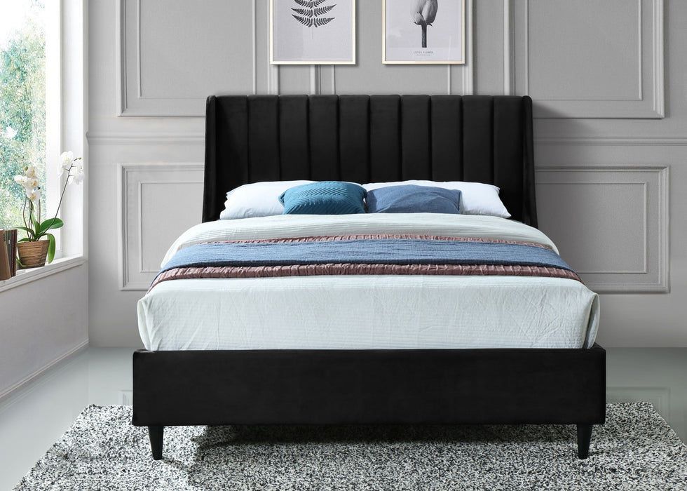 Eva - Velvet Bed - Simple Home Plus