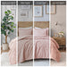 Arya - Embroidered Medallion Ultra Comforter Mini Set - Blush - Simple Home Plus