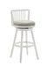 Harper - 26" Amber Glow Counter Height Rubberwood Swivel Barstool - Simple Home Plus